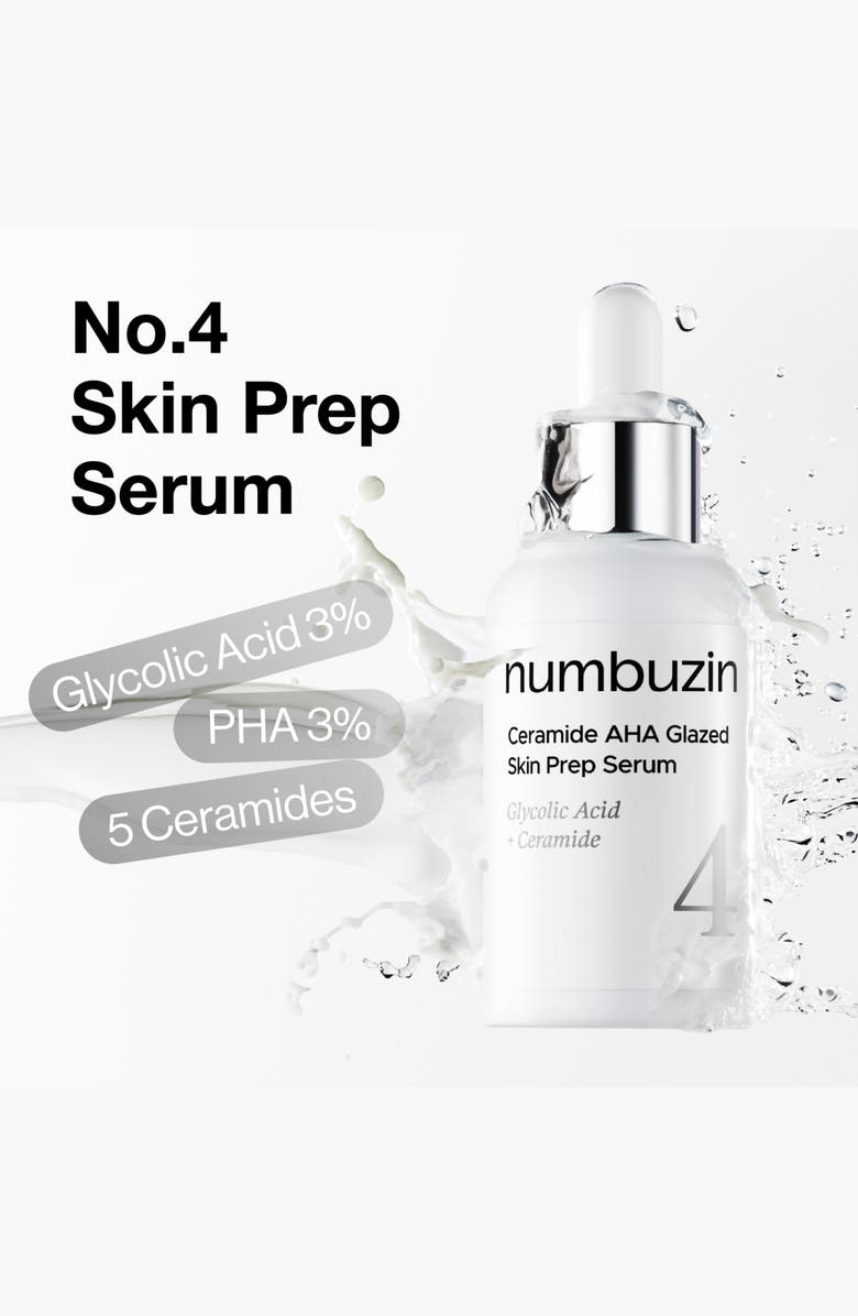 Numbuzin No.4 Ceramide AHA Glazed Skin Prep Serum, Alternate, color,