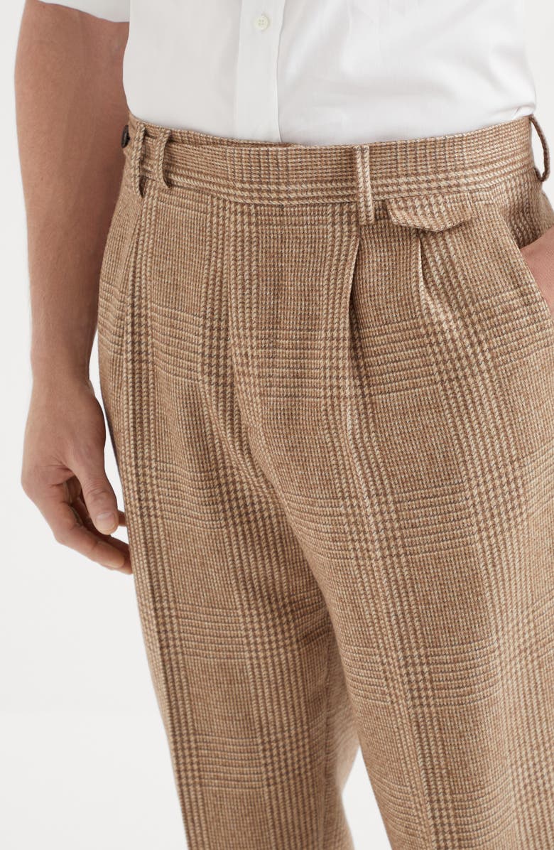 Brunello Cucinelli Prince of Wales trousers, Alternate, color, 