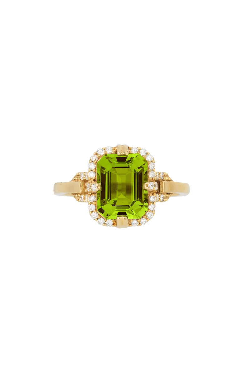GOSHWARA Gossip Emerald-Cut Cocktail Ring, Alternate, color, Bright Green