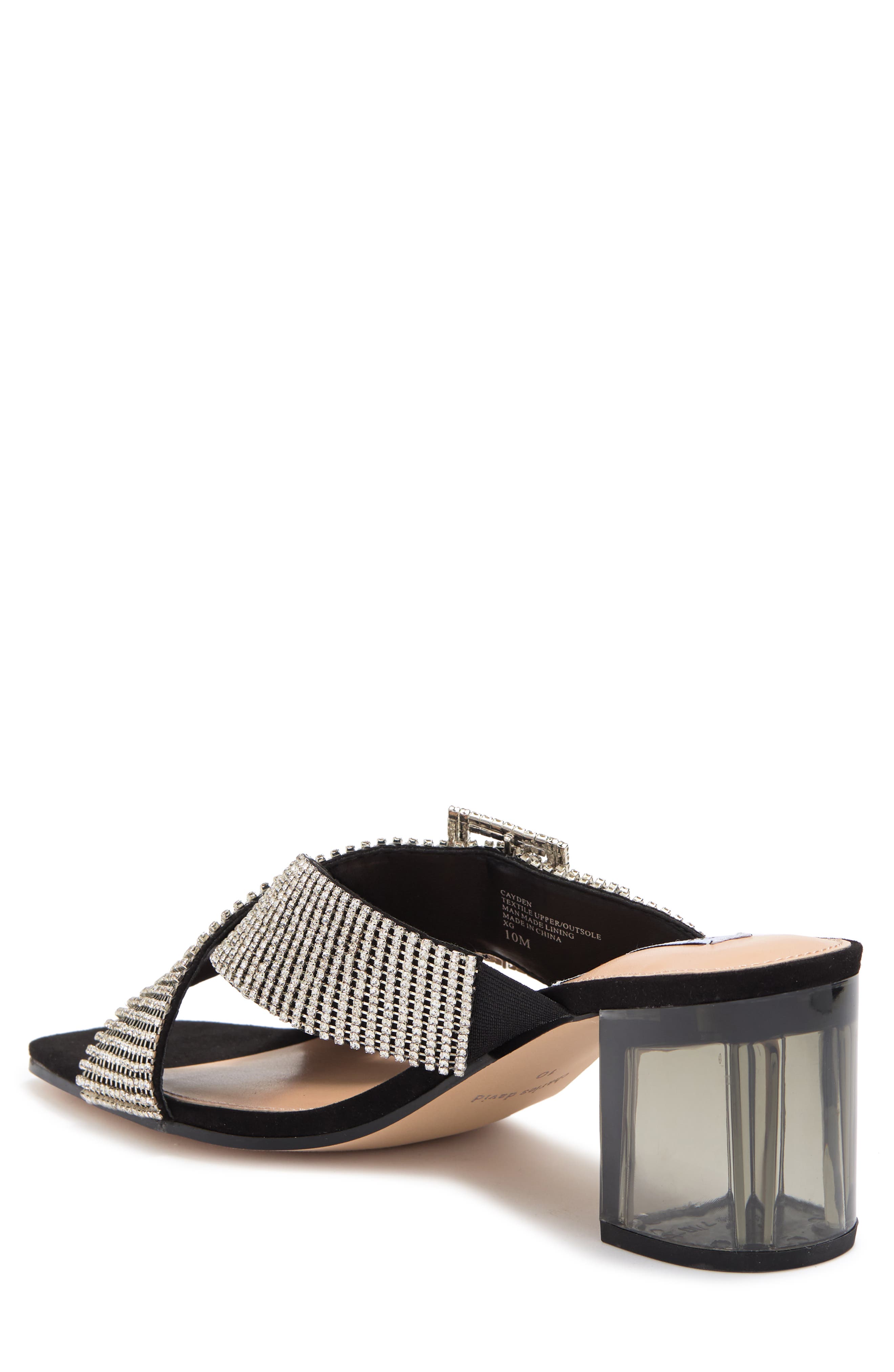 Charles David Cayden Embellished Slide Sandal, Alternate, color, 