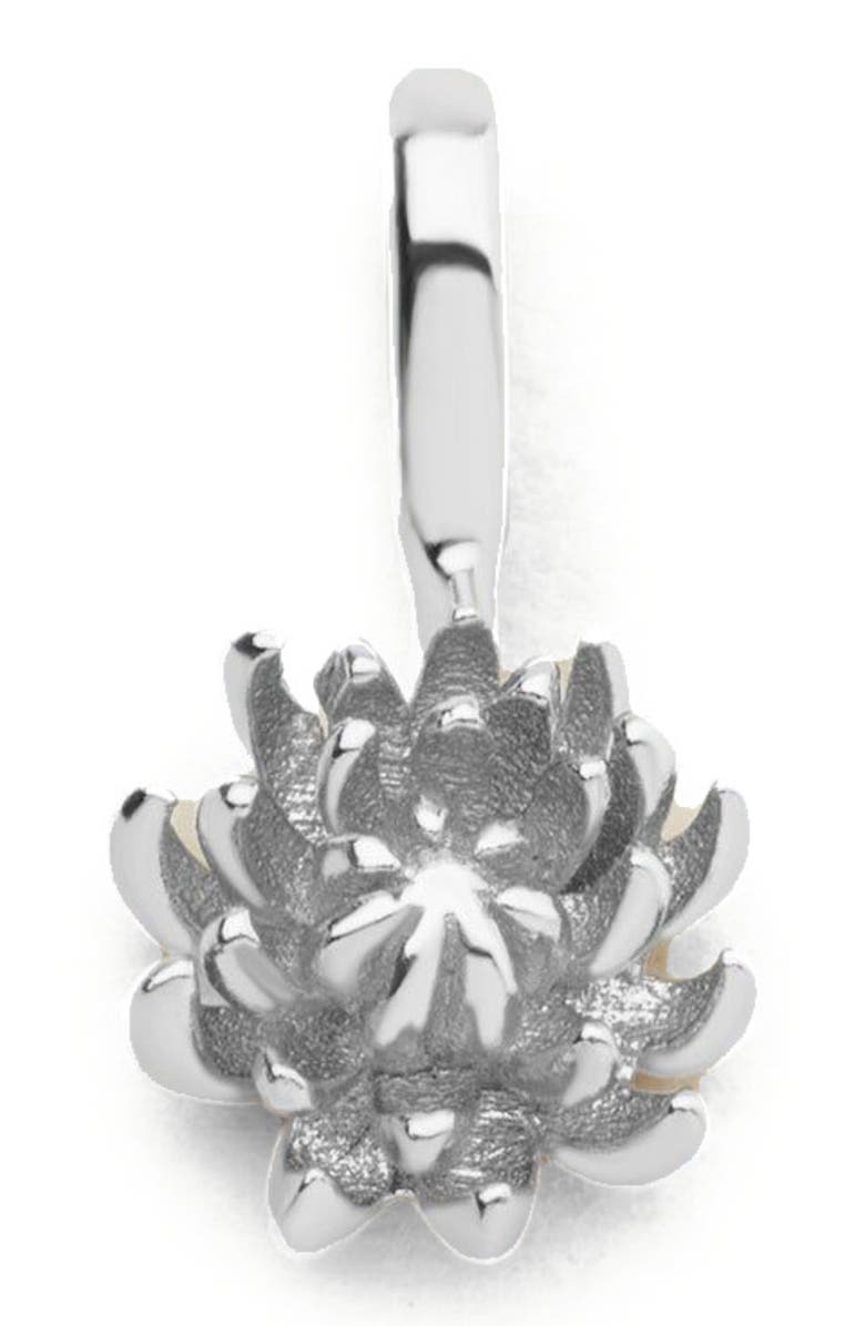 MADE BY MARY November Birth Flower Charm, Main, color, Silver