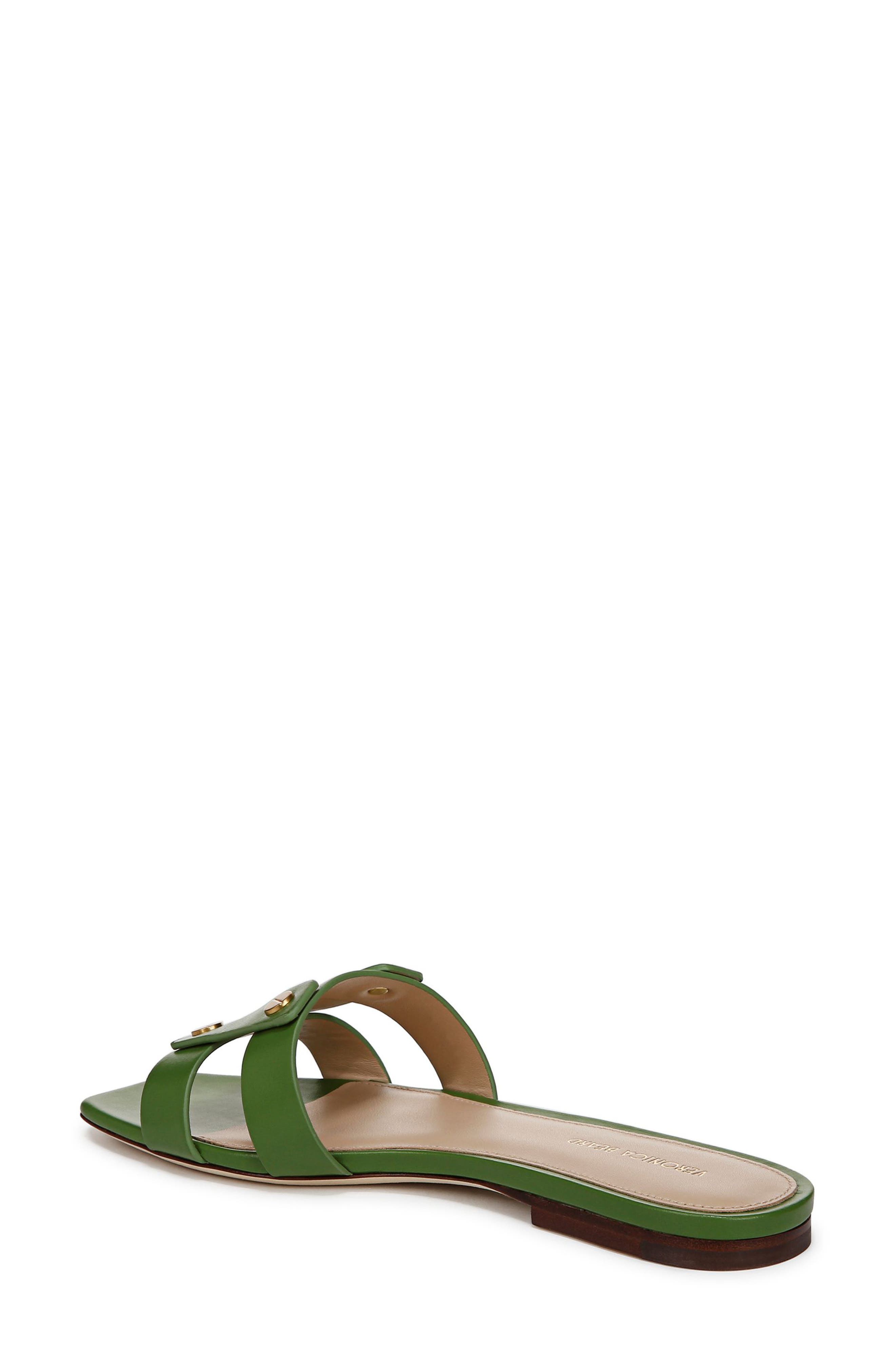 Veronica Beard Via Slide Sandal, Alternate, color, Lemongrass