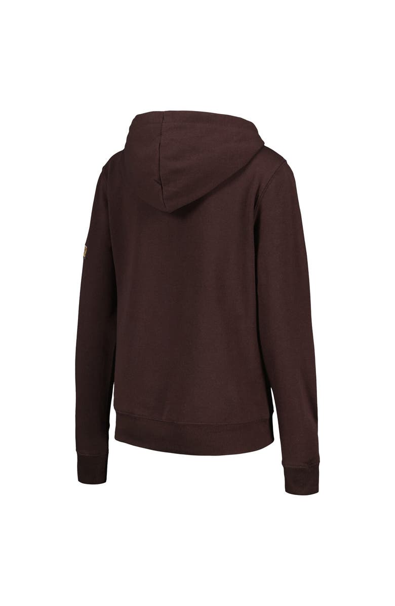 STADIUM ATHLETIC Women's Stadium Athletic Brown Wyoming Cowboys Big Logo Pullover Hoodie, Alternate, color, Brown