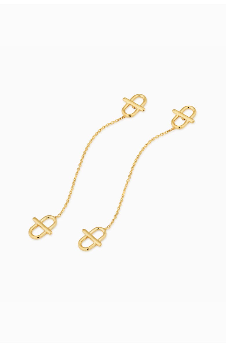 Oradina 14K Gold Harmony Drop Earrings, Alternate, color, 