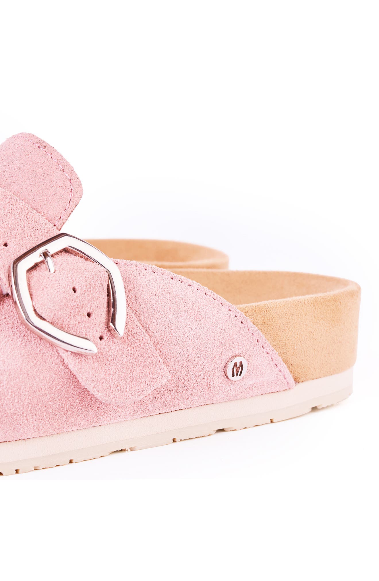Rhinestone Buckle Clog, Alternate, color, BLUSH