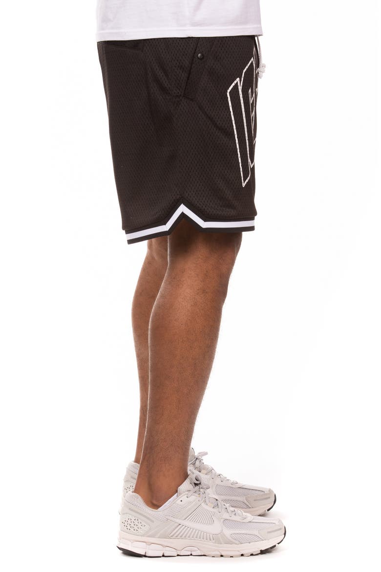 Dippin' Mesh Shorts, Alternate, color, BLACK