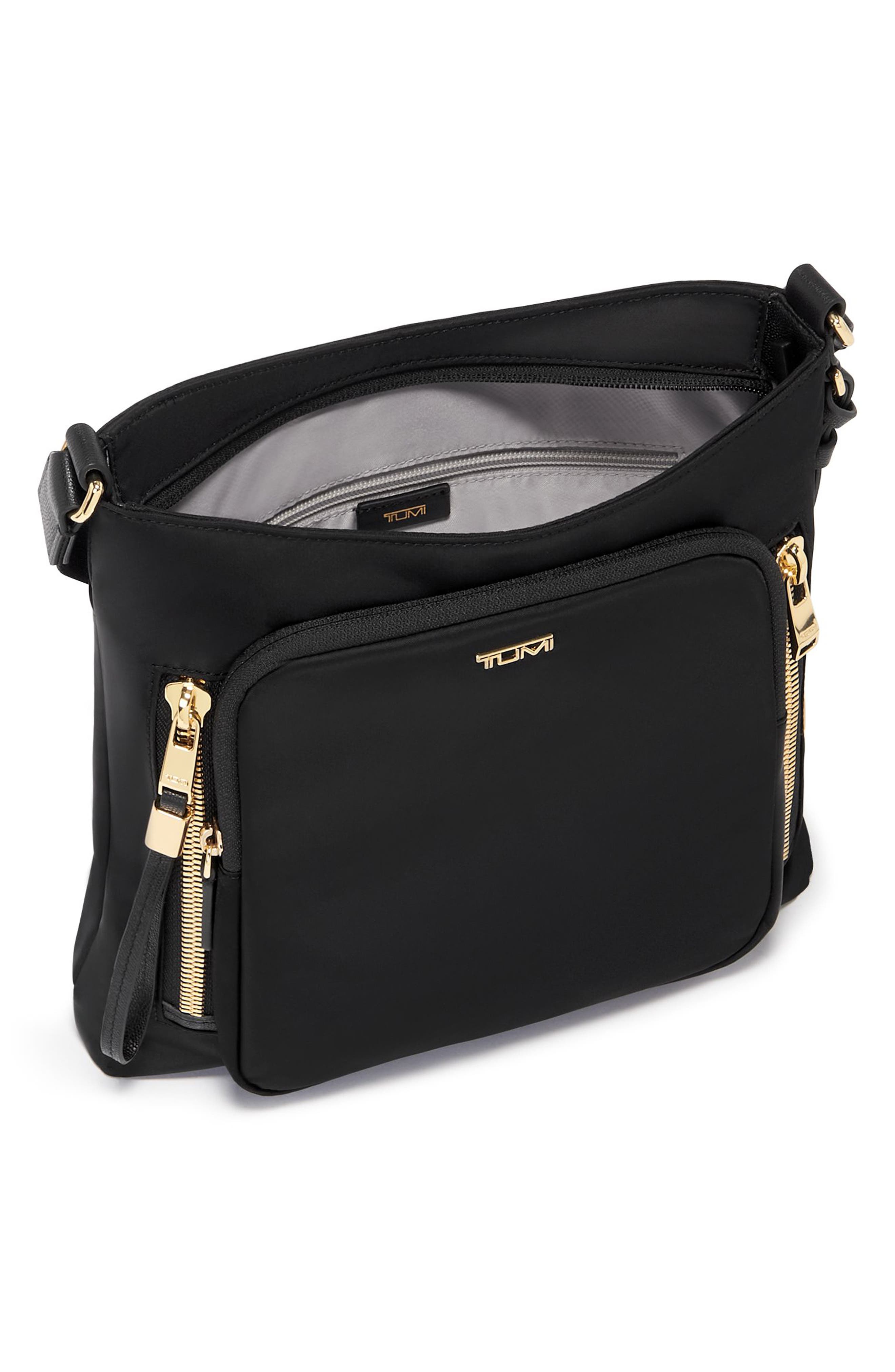 Voyageur Tyler Crossbody Bag, Alternate, color, BLACK/ GOLD