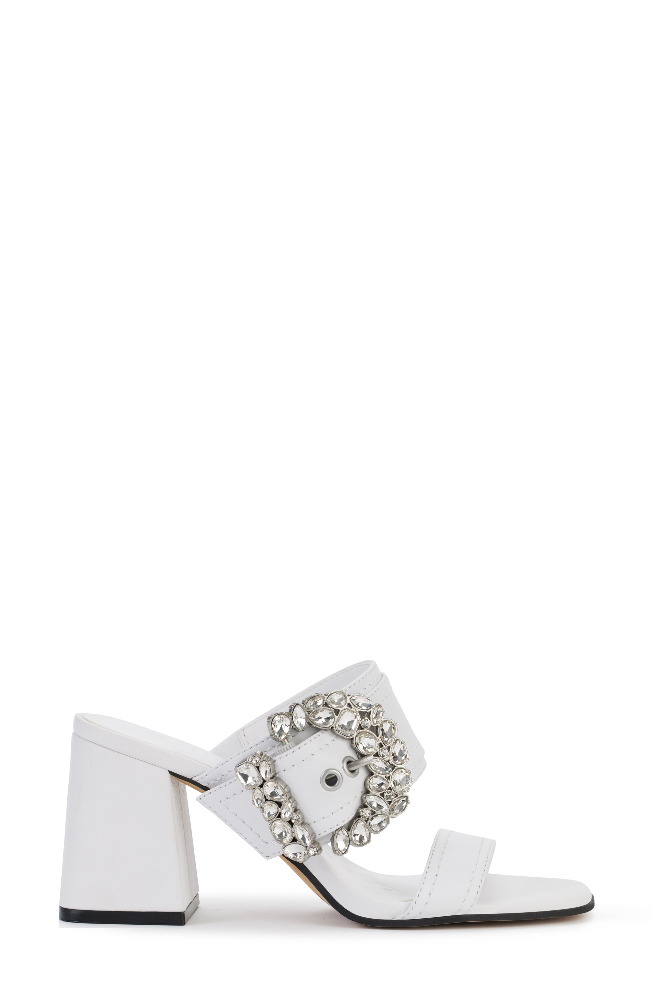 KARL LAGERFELD PARIS Sylvie Sandal, Alternate, color, Bright White