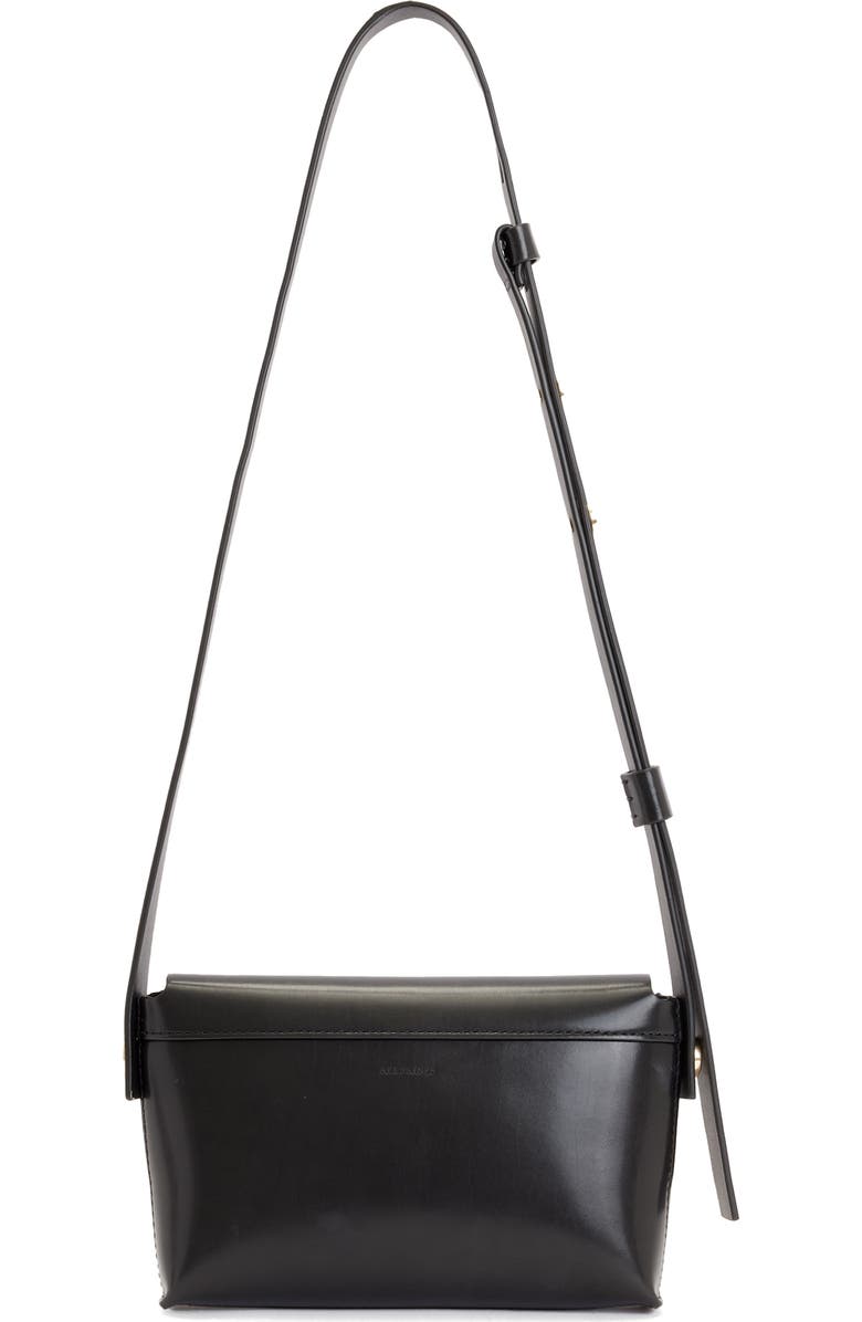 AllSaints Francine Leather Crossbody Bag, Alternate, color,