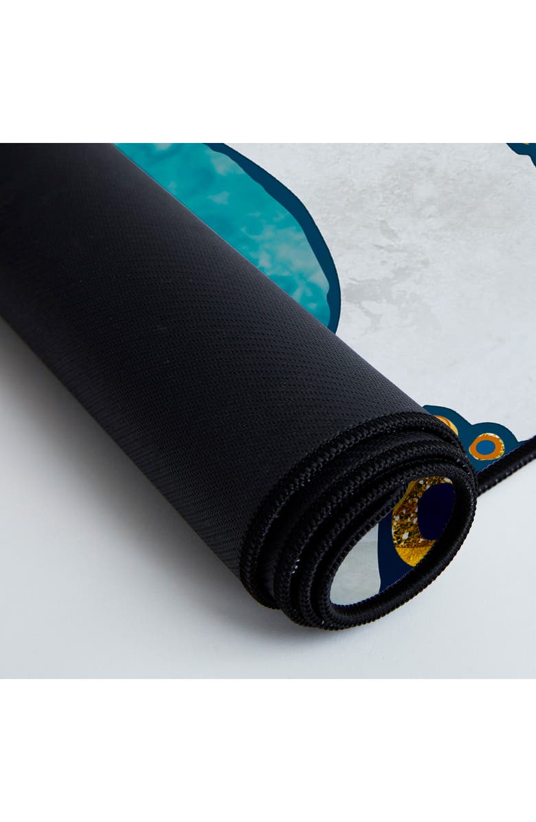 Deny Designs Metallic Octopus VI Desk Mat, Alternate, color, Blue