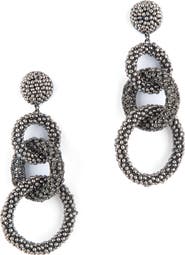Deepa Gurnani Sienna Embellished Drop Earrings