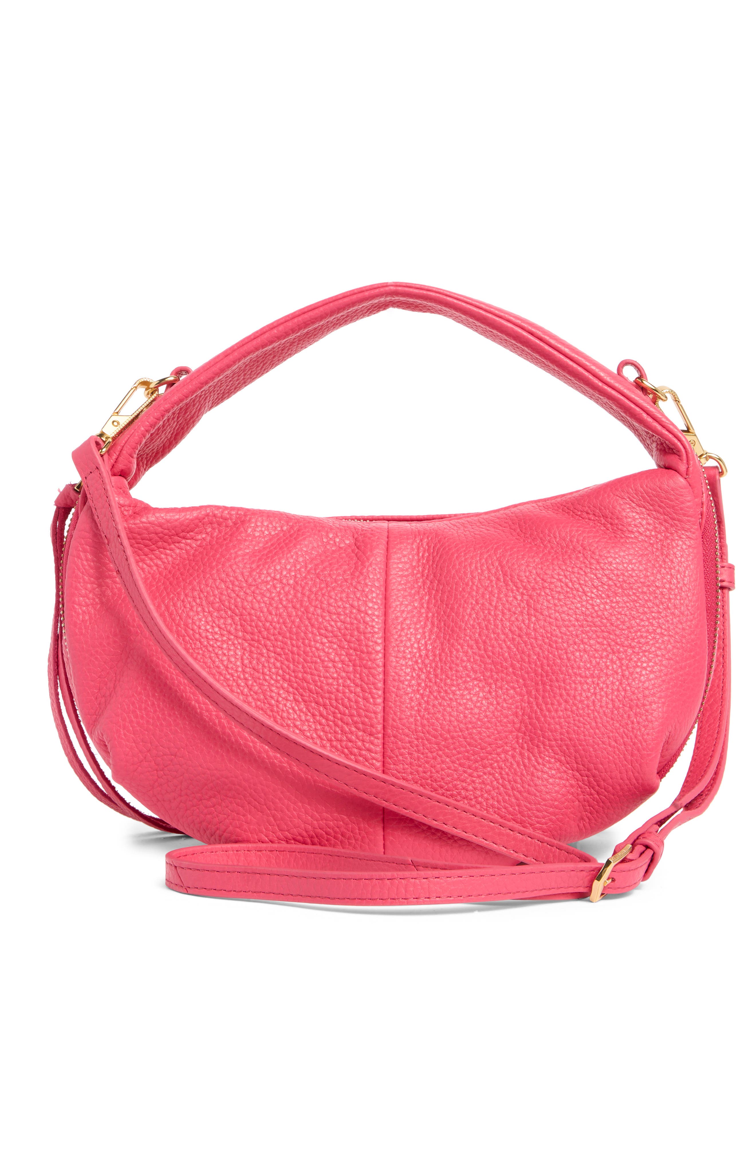 AIMEE Starlight Top Handle Leather Bag, Alternate, color, Raspberry Sorbet