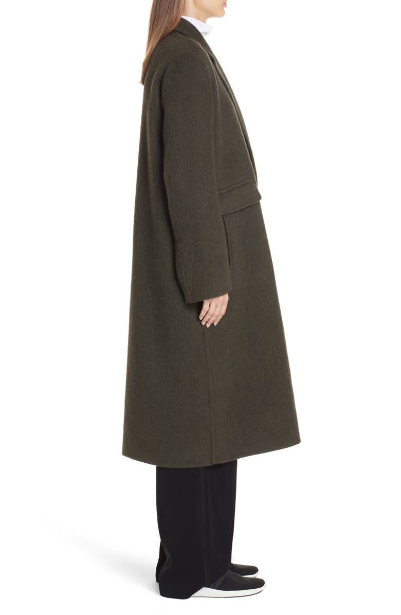 Vince Long Wool Alpaca Blend Coat, Alternate, color, 