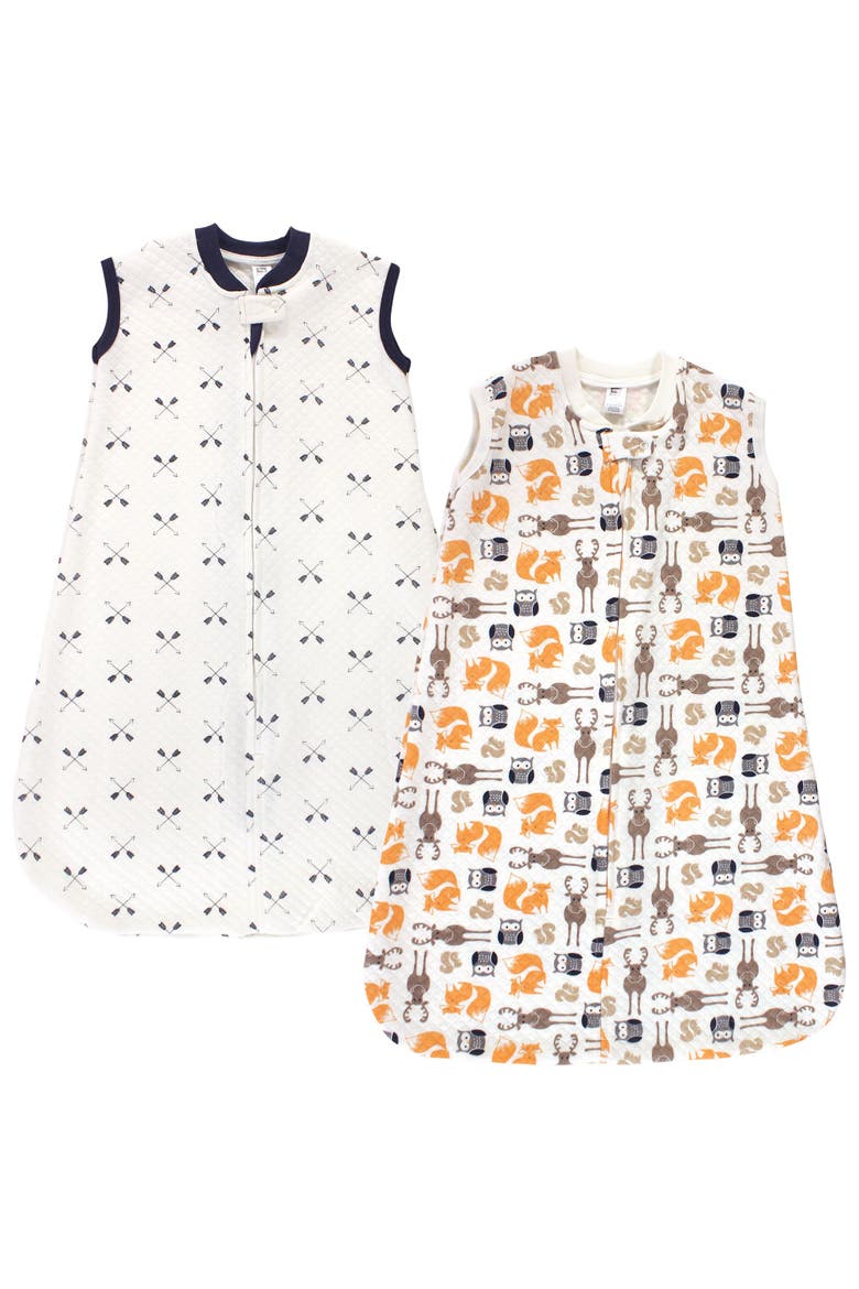 Premium Quilted Sleeveless Wearable Sleep Sack, Main, color, Boy Forest
