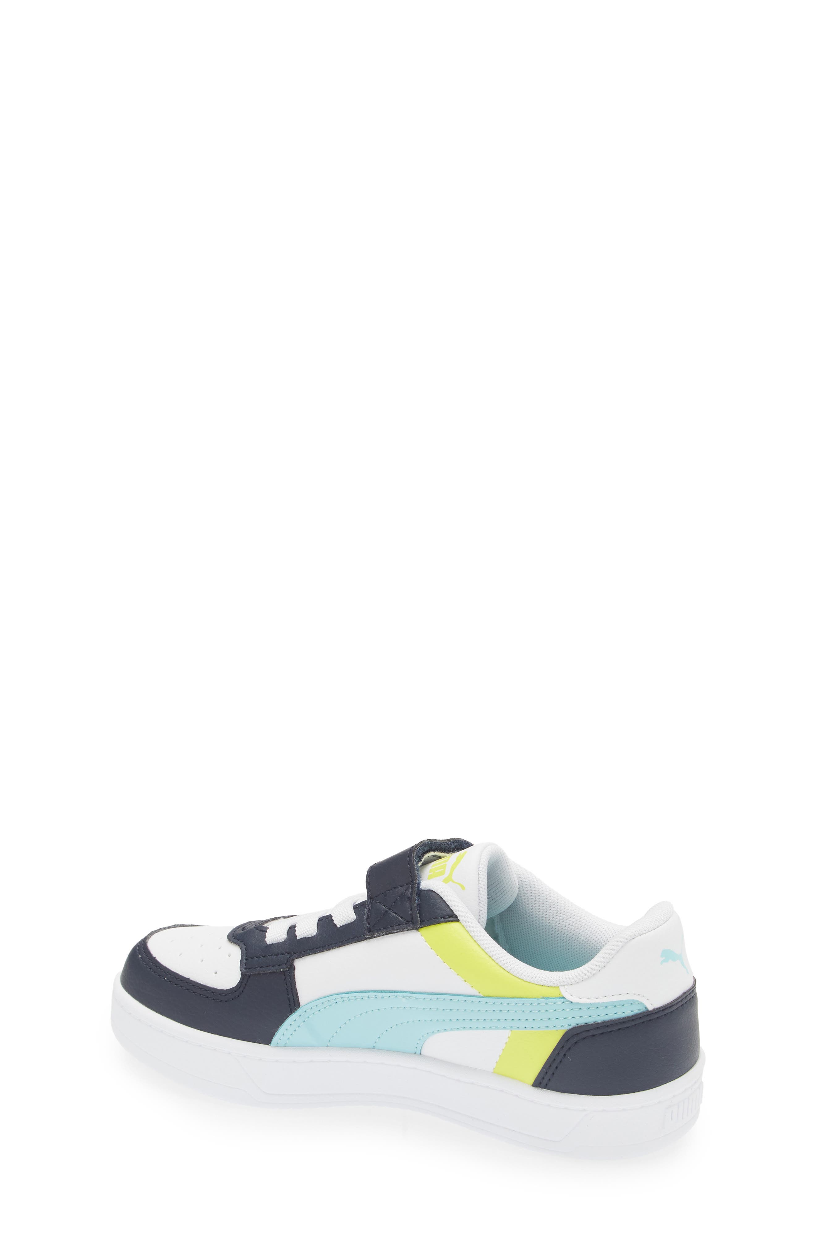 PUMA Kids' Caven 2.0 Colorblocked Sneaker, Alternate, color, Puma White/ Safe Lake