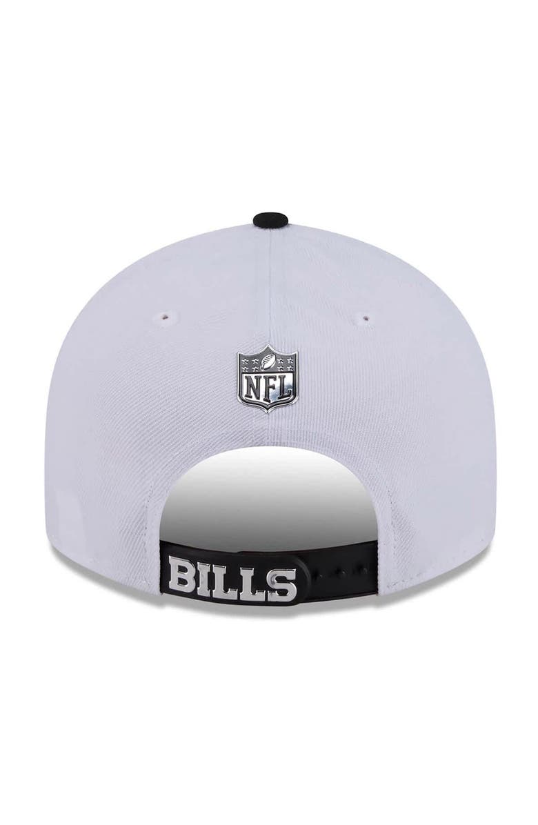 New Era Men's New Era White/Black Buffalo Bills 2026 NFL Draft Pre-Curved 9FIFTY Snapback Hat, Alternate, color, White