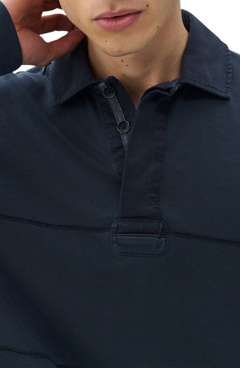 rag & bone Washed Rugby Shirt, Alternate, color, 