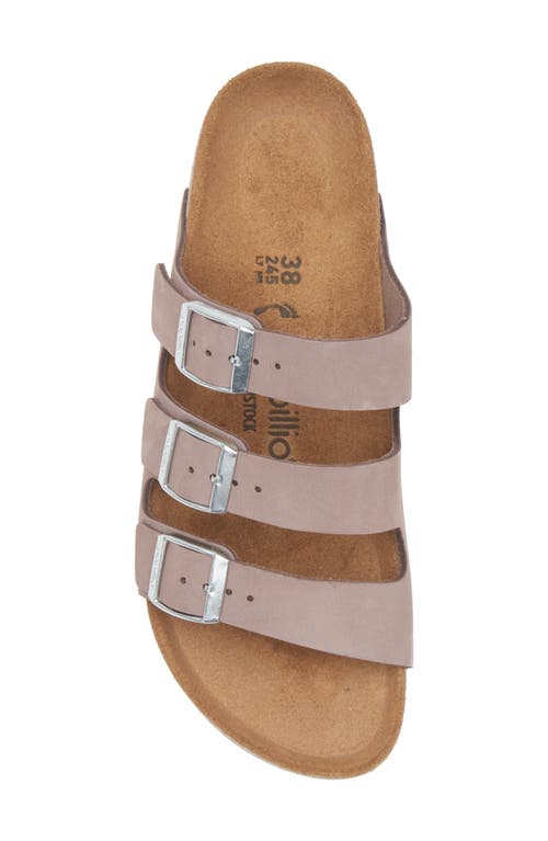 Birkenstock Papillio By Florida Flex Platform Triple-strap Sandals In Brown