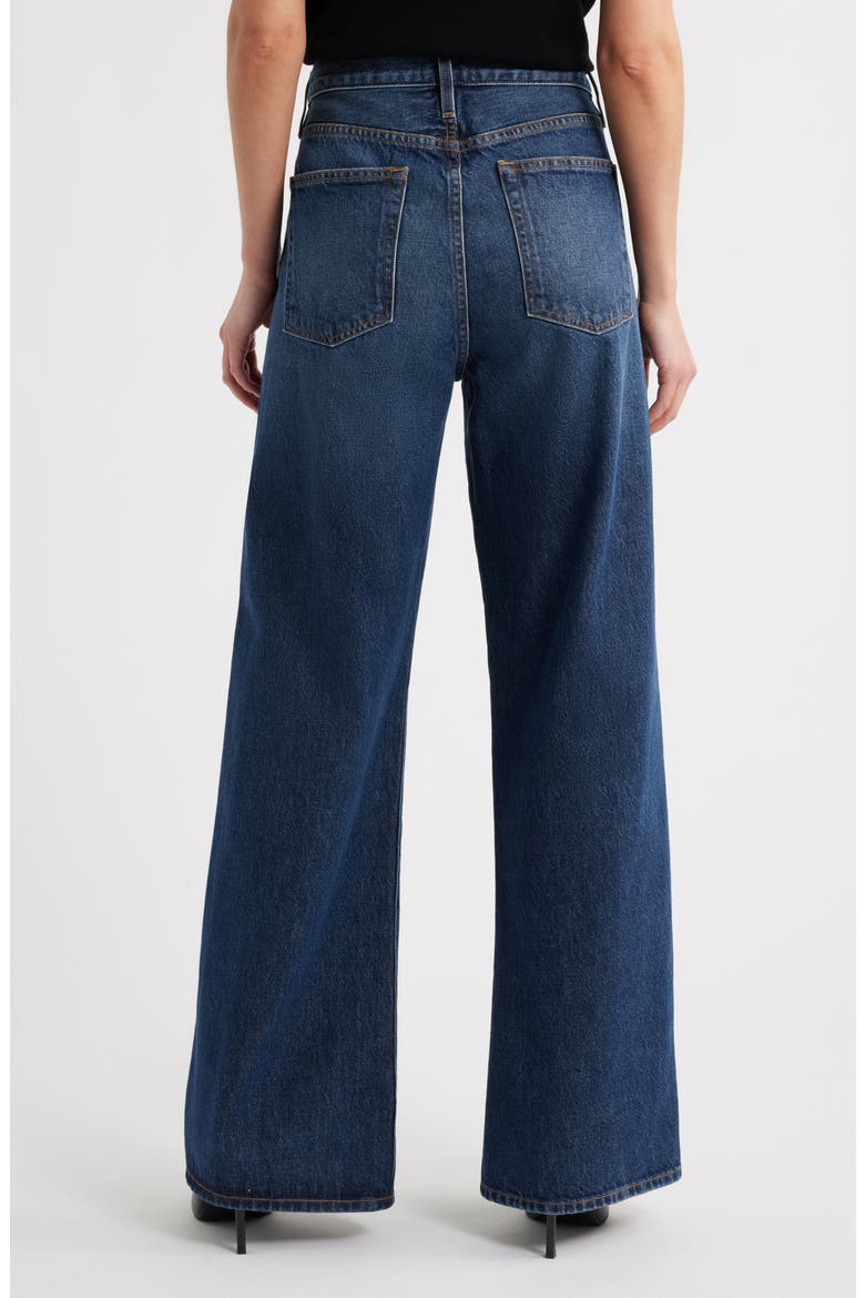 The Loose High Waist Wide Leg Jeans, Alternate, color, TROOPER