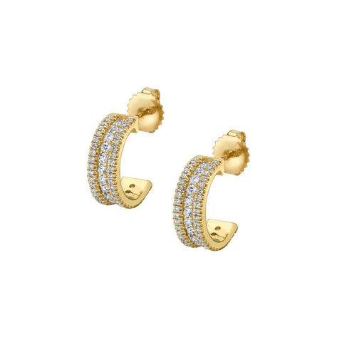 Europa Huggie Hoop Earring