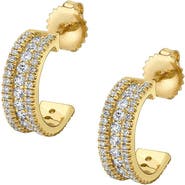 Michael M Europa Huggie Hoop Earring