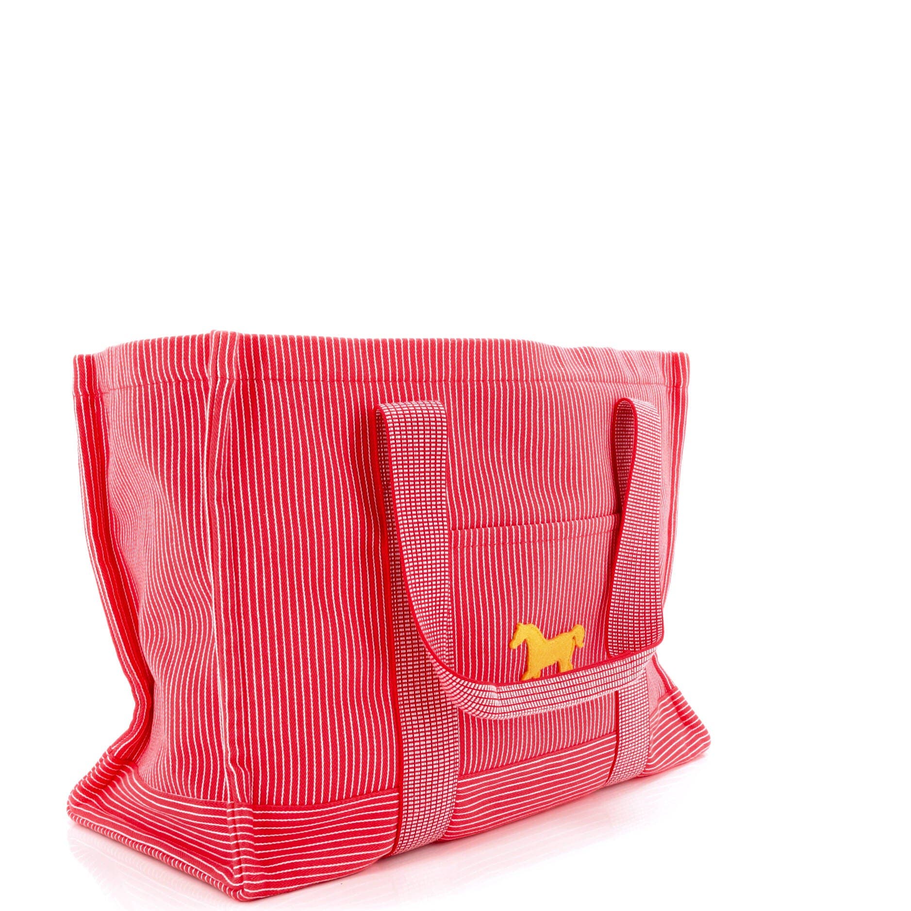 Pre-Owned Hermes Cavalcolor Nappy Bag Canvas, Alternate, color, 