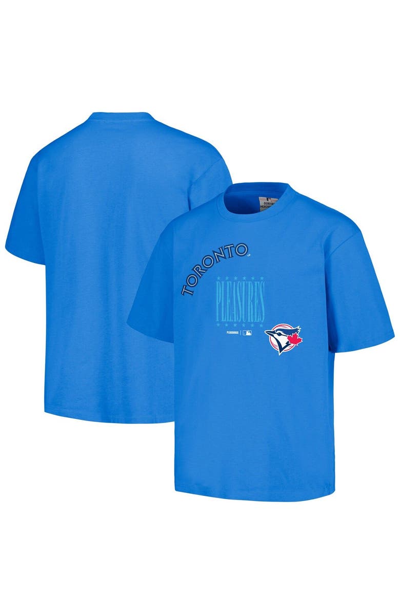 PLEASURES Men's PLEASURES  Royal Toronto Blue Jays Repurpose T-Shirt, Main, color, Royal