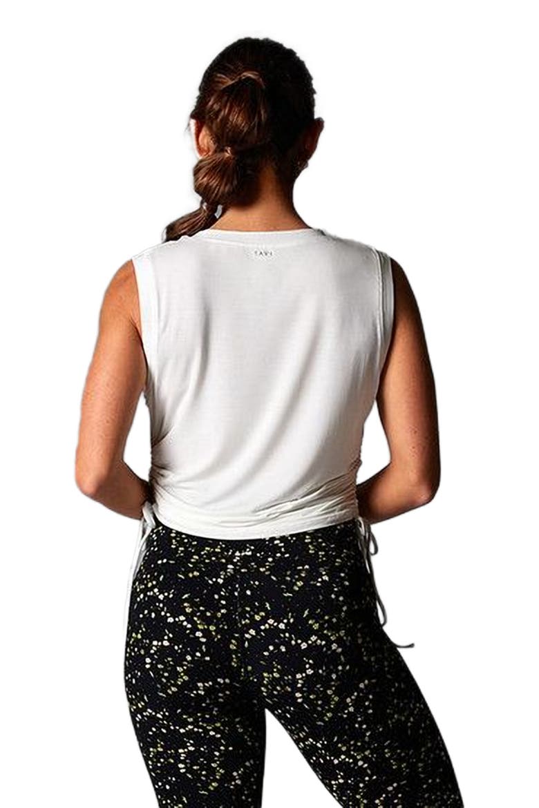 Crop Side Tie Tank, Alternate, color, COCONUT