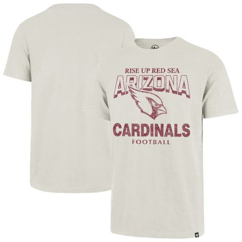 Men's '47  Natural Arizona Cardinals Head On Scrum Slub T-Shirt