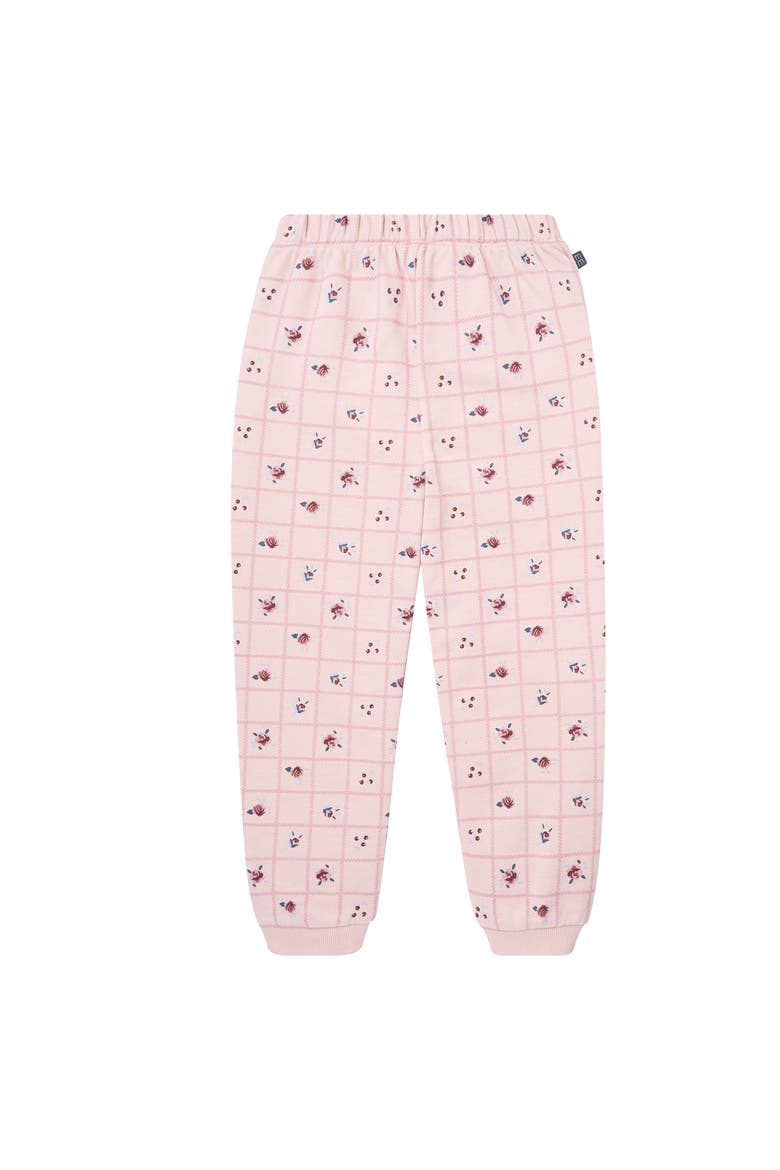 Drop Shoulder Sweatshirt and Sweatpant Set, Alternate, color, Pink Happy Place
