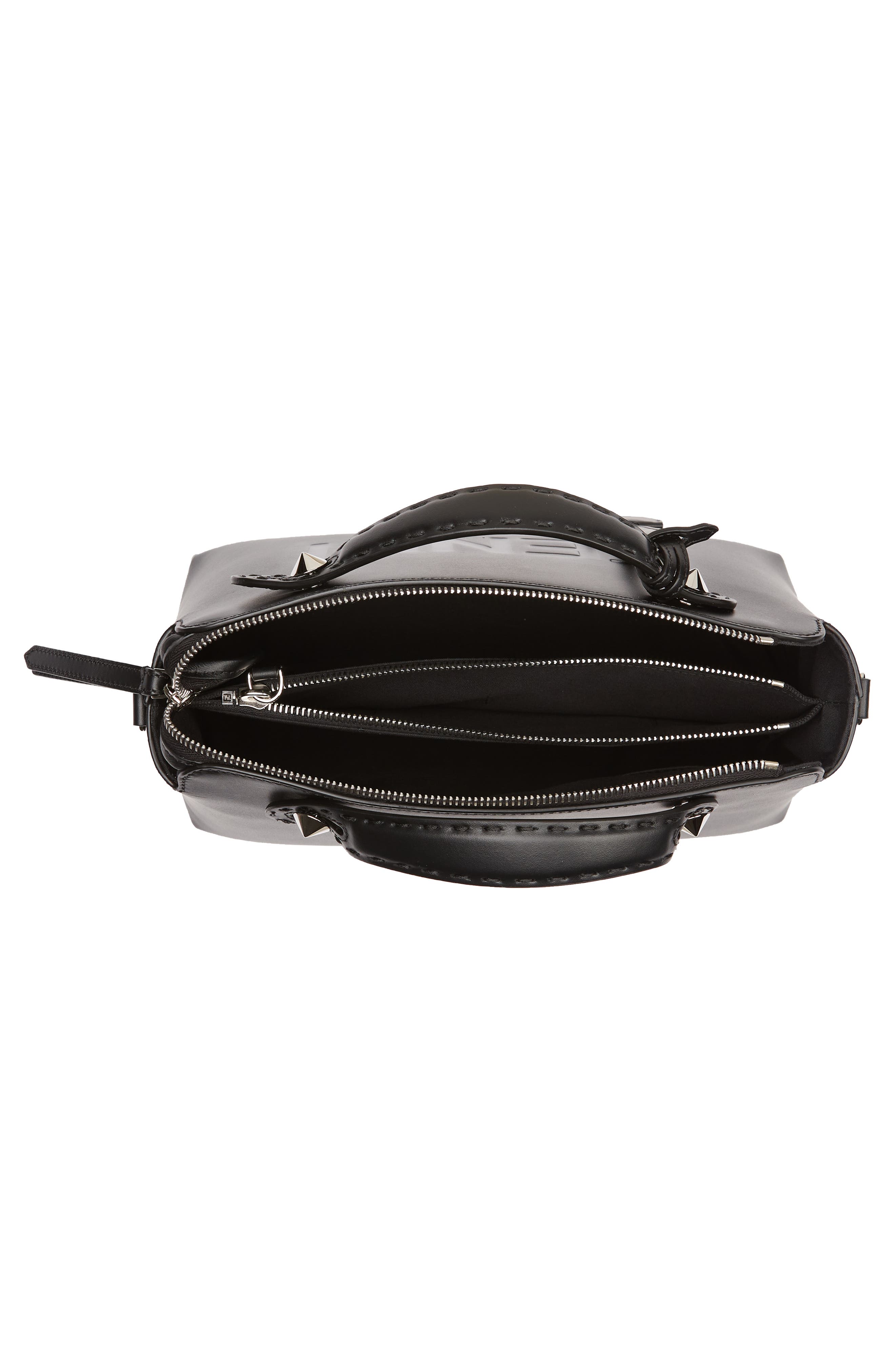 Fendi Medium By The Way Calfskin Leather Satchel, Alternate, color, 