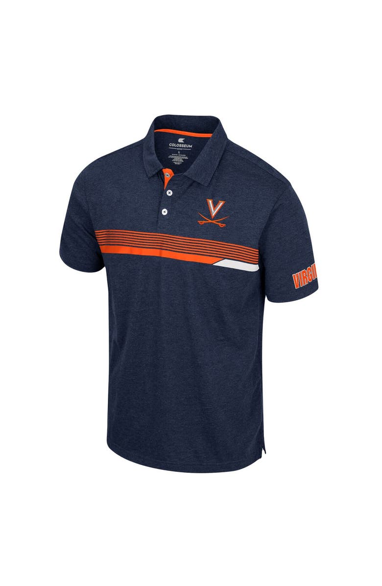 COLOSSEUM Men's Colosseum  Navy Virginia Cavaliers No Problemo Polo, Alternate, color, Navy