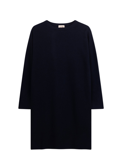 C-Neck Knit Dress