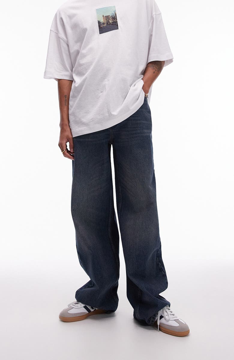 Topman Baggy Jeans, Main, color, 