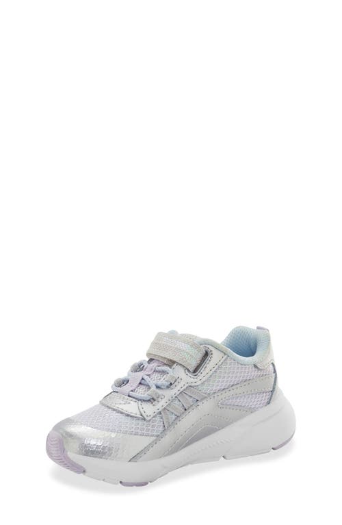 Stride Rite Kids' Made2play® Journey 3.0 Sneaker In Silver Sparkle