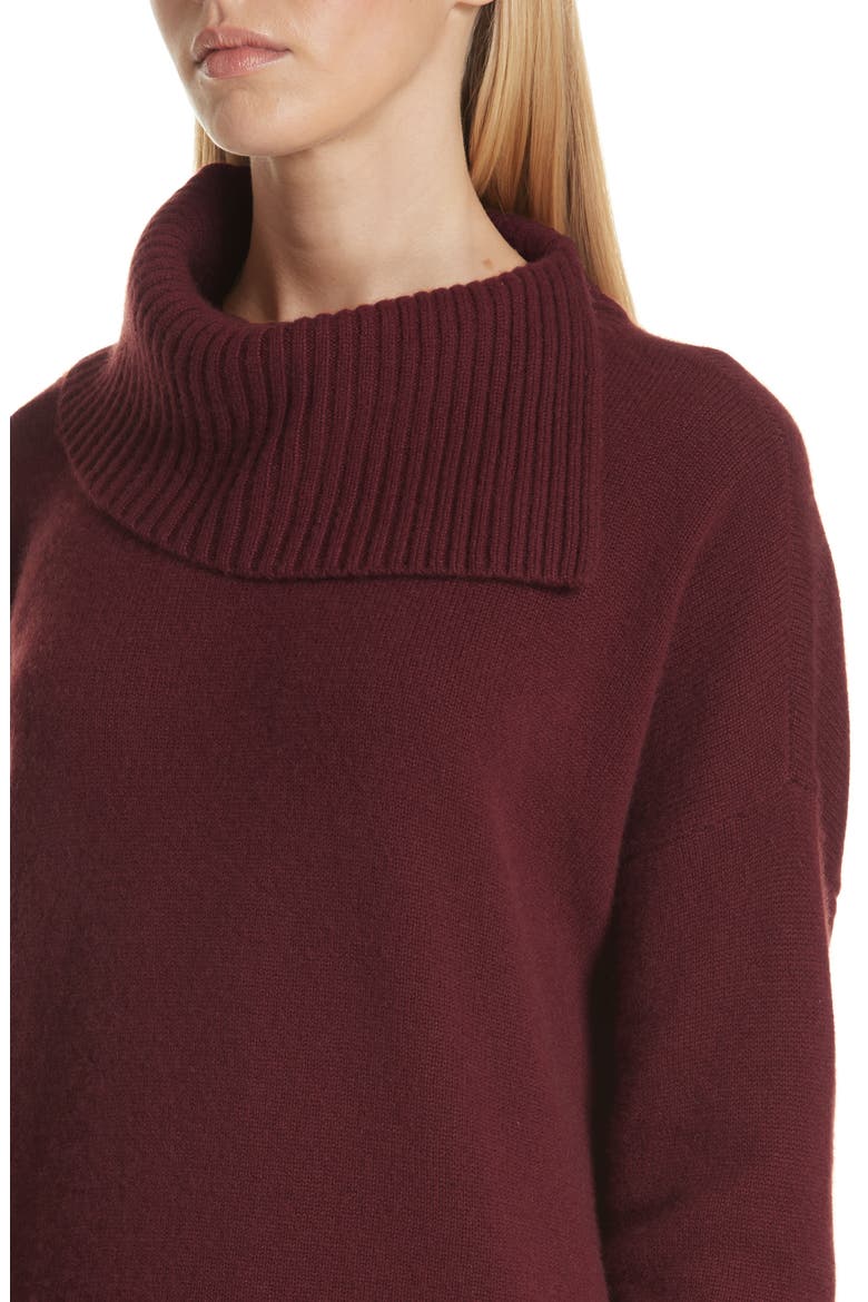 Cashmere Pullover, Alternate, color, BURGUNDY FIG