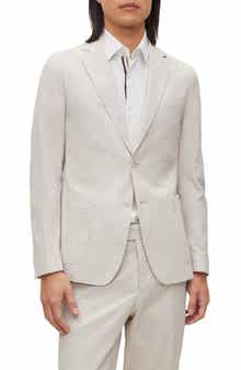 BOSS Stretch Cotton & Linen Sport Coat