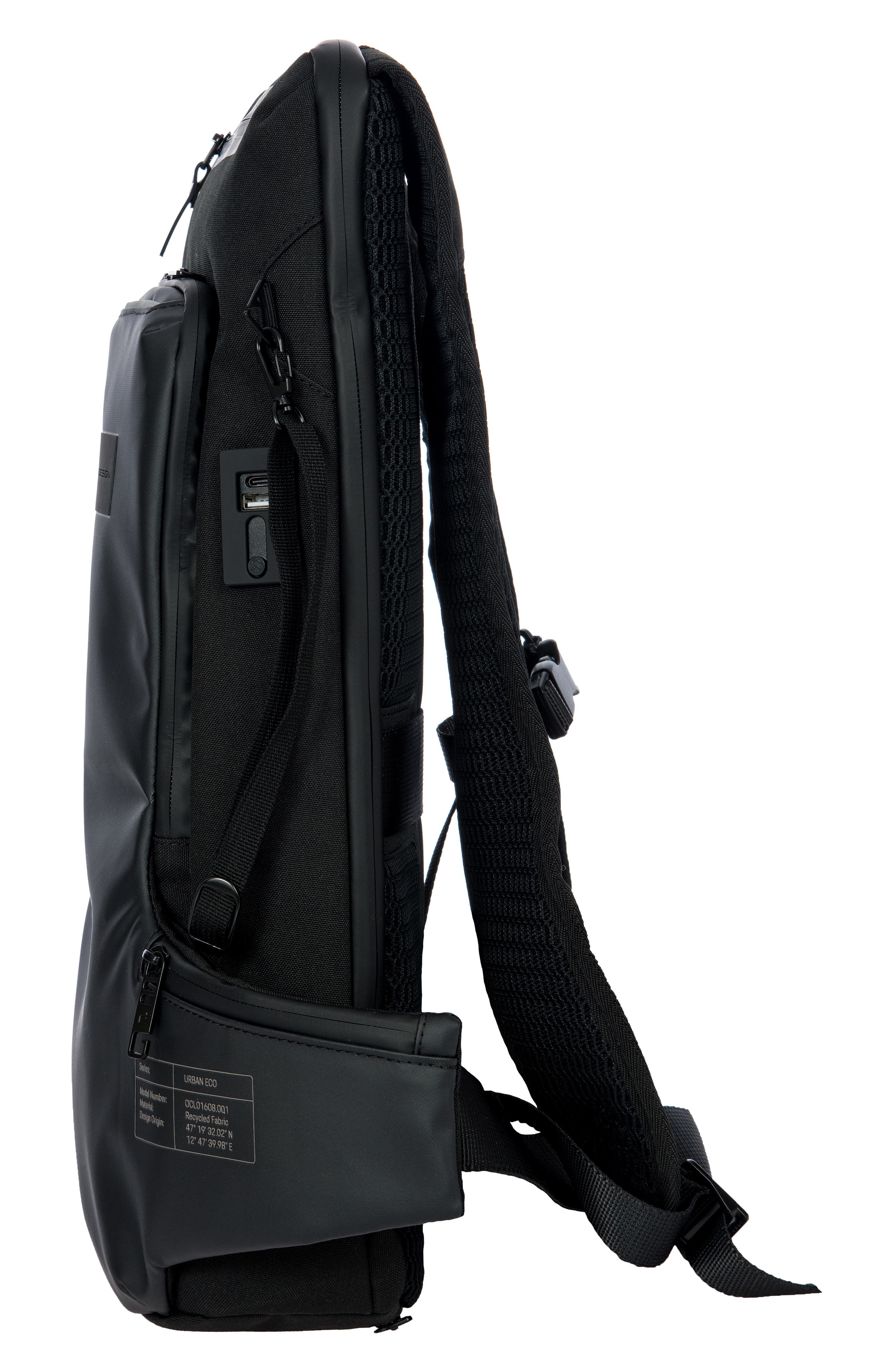 Porsche Design Recycled Polyester Cycling Backpack, Alternate, color, Black