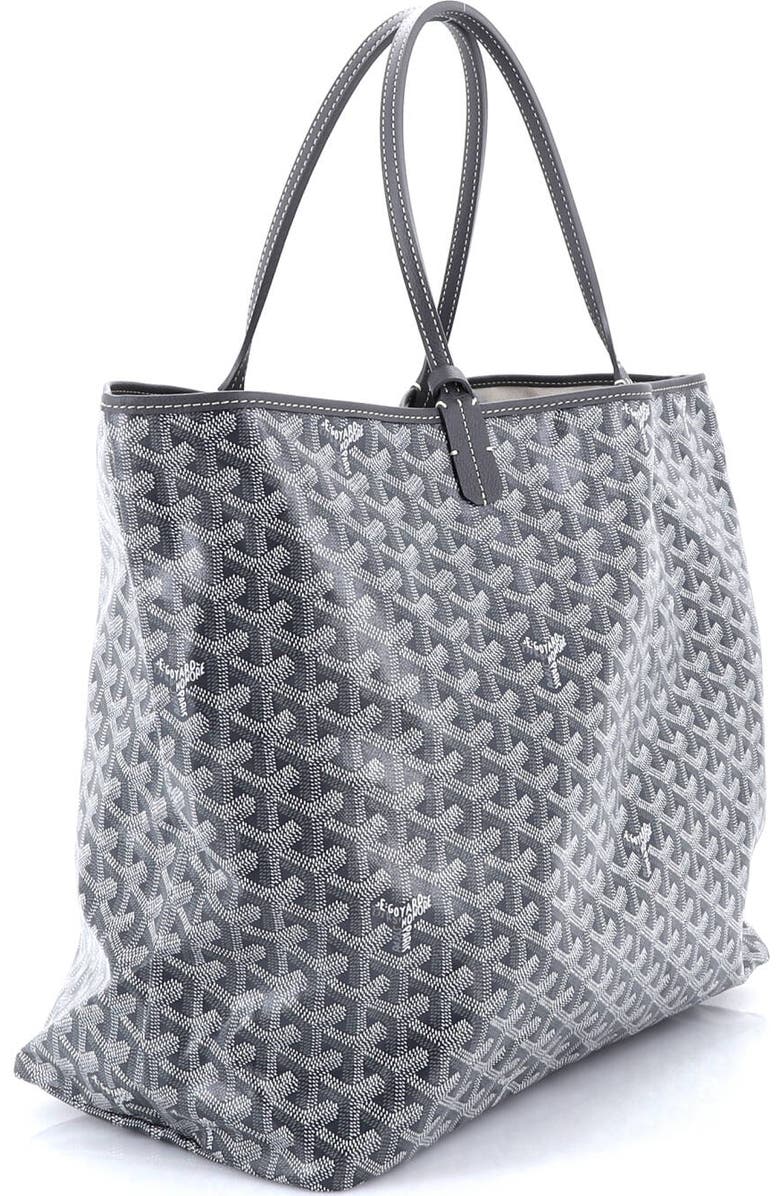 Pre-Owned Goyard Saint Louis Tote Coated Canvas GM, Alternate, color, Gray