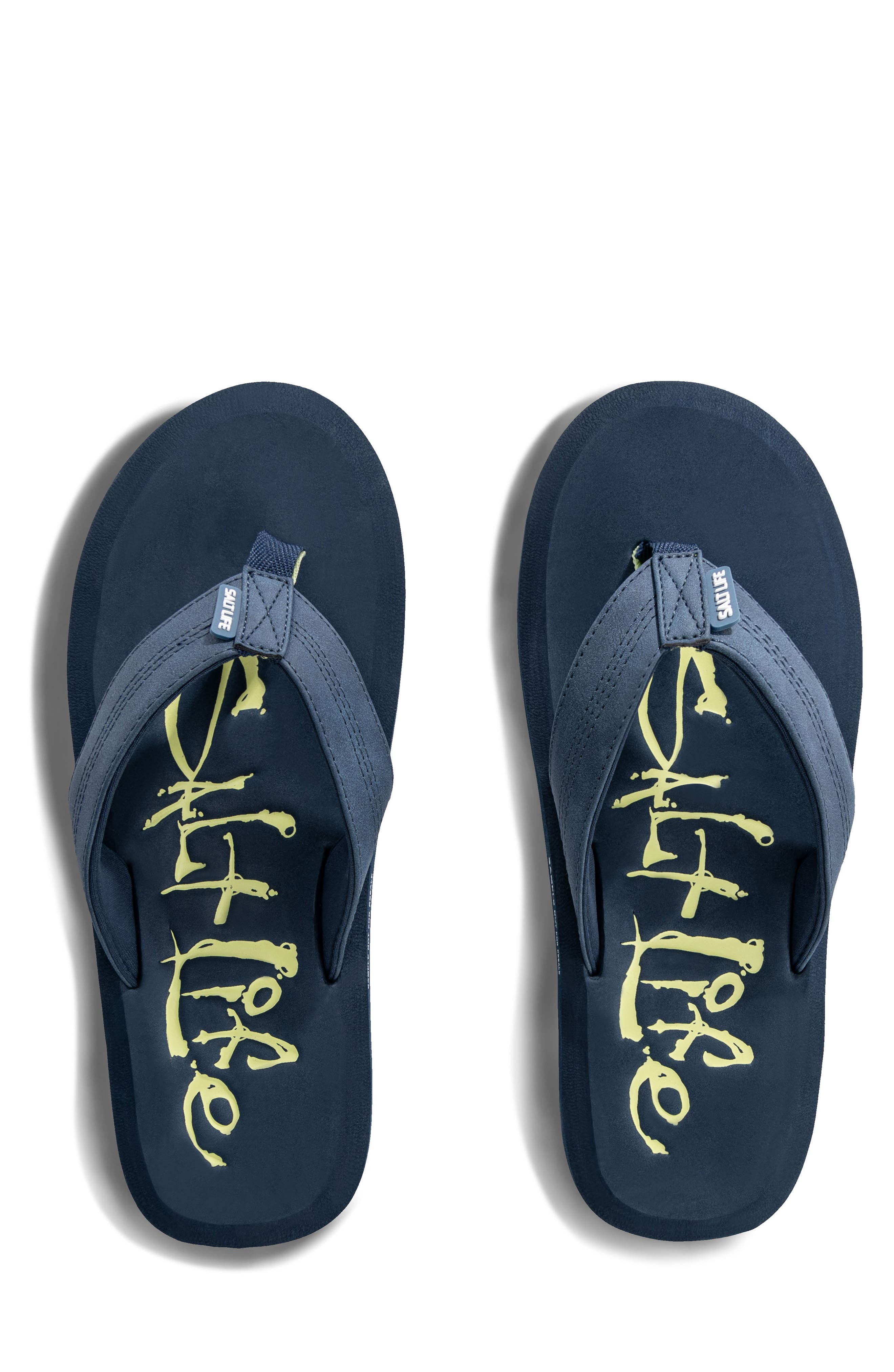 The Skiff Flip Flop, Alternate, color, NAVY