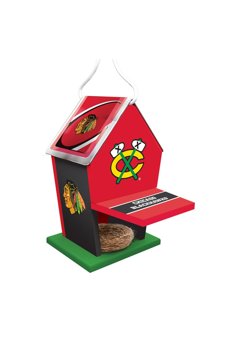 Chicago Blackhawks Birdhouse, Alternate, color, Multicolor