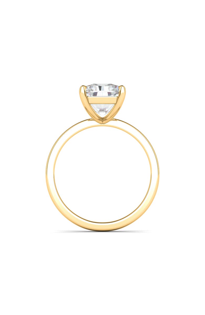 HauteCarat Radiant Cut Lab Created Diamond Ring, Alternate, color, 2.00 Ctw 18K Yellow Gold