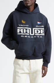 Rhude Regatta Club French Terry Graphic Hoodie