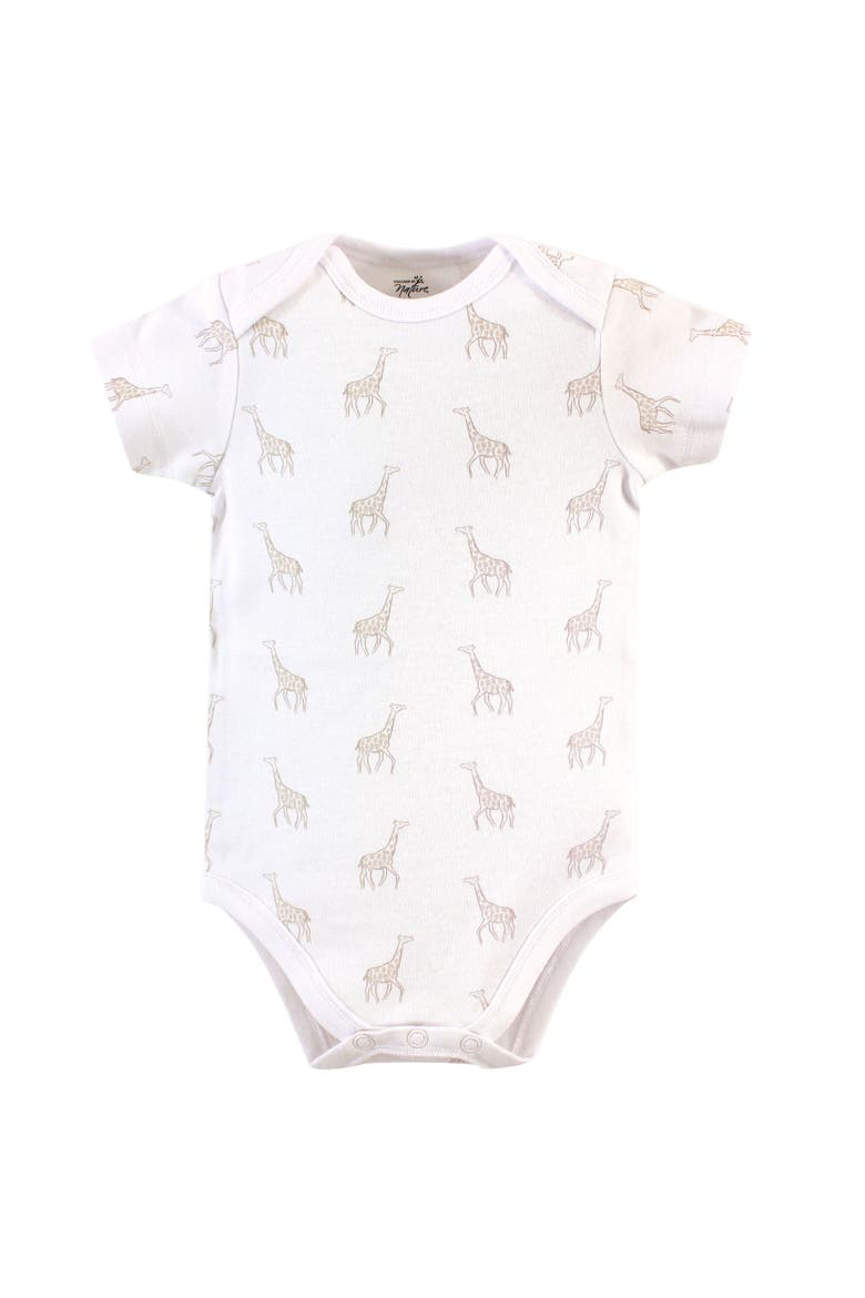 Organic Cotton Bodysuits (baby), Alternate, color, Little Giraffe