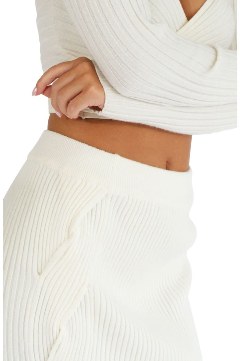 All My Life Knit Midi Skirt, Alternate, color, Cream