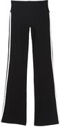 Lezat Ella Organic Cotton High-Rise Flare Stripe Leggings