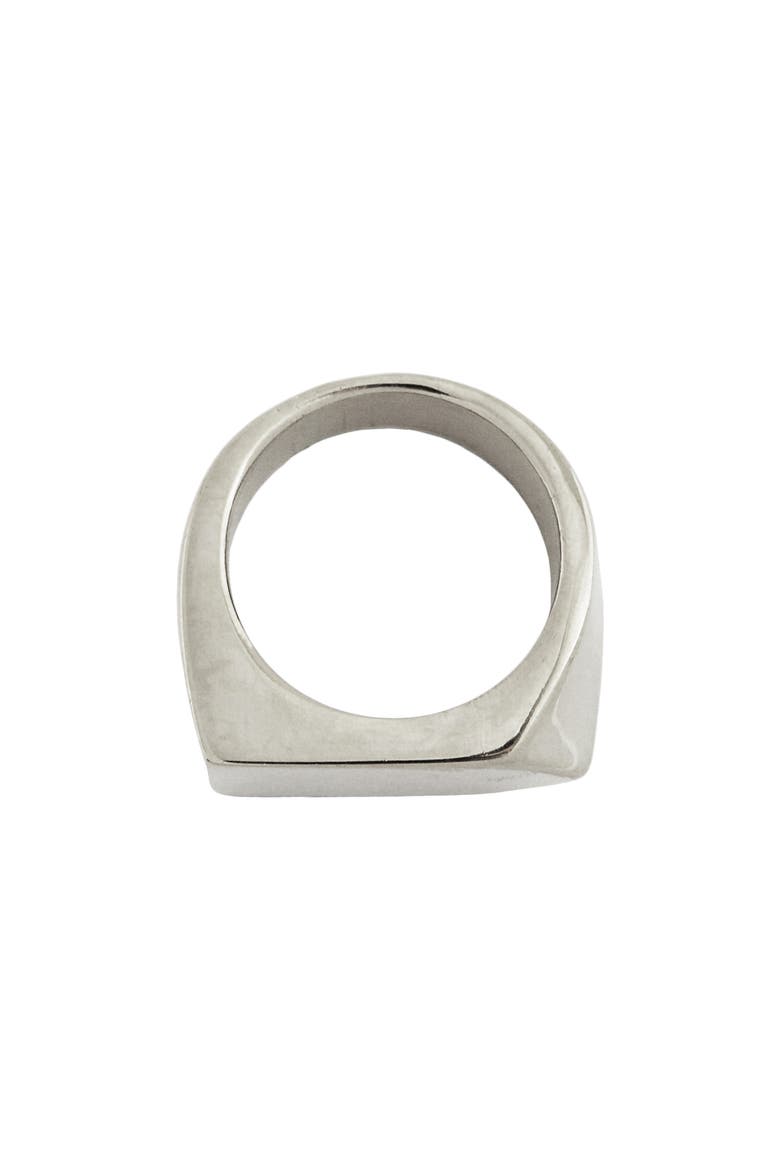 Faceted Band Ring, Alternate, color, SILVER
