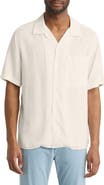 NN07 Julio 5029 Short Sleeve Lyocell & Linen Button-Up Camp Shirt
