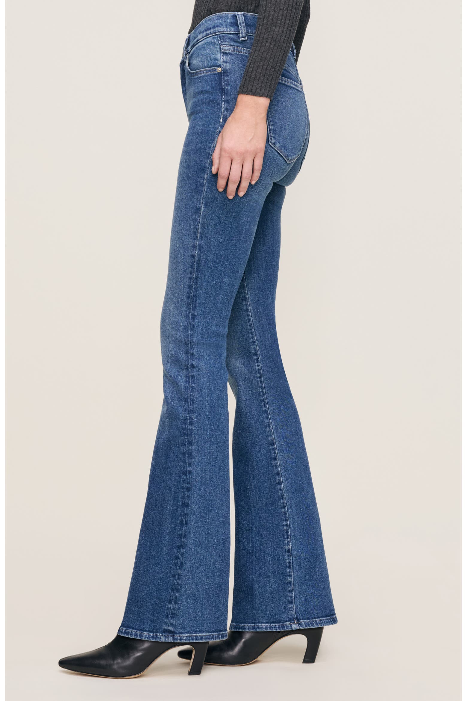 High Rise Building Button Washing DL1961 Bridget Boot Instasculpt™ High Rise Jeans (Women) | Nordstrom