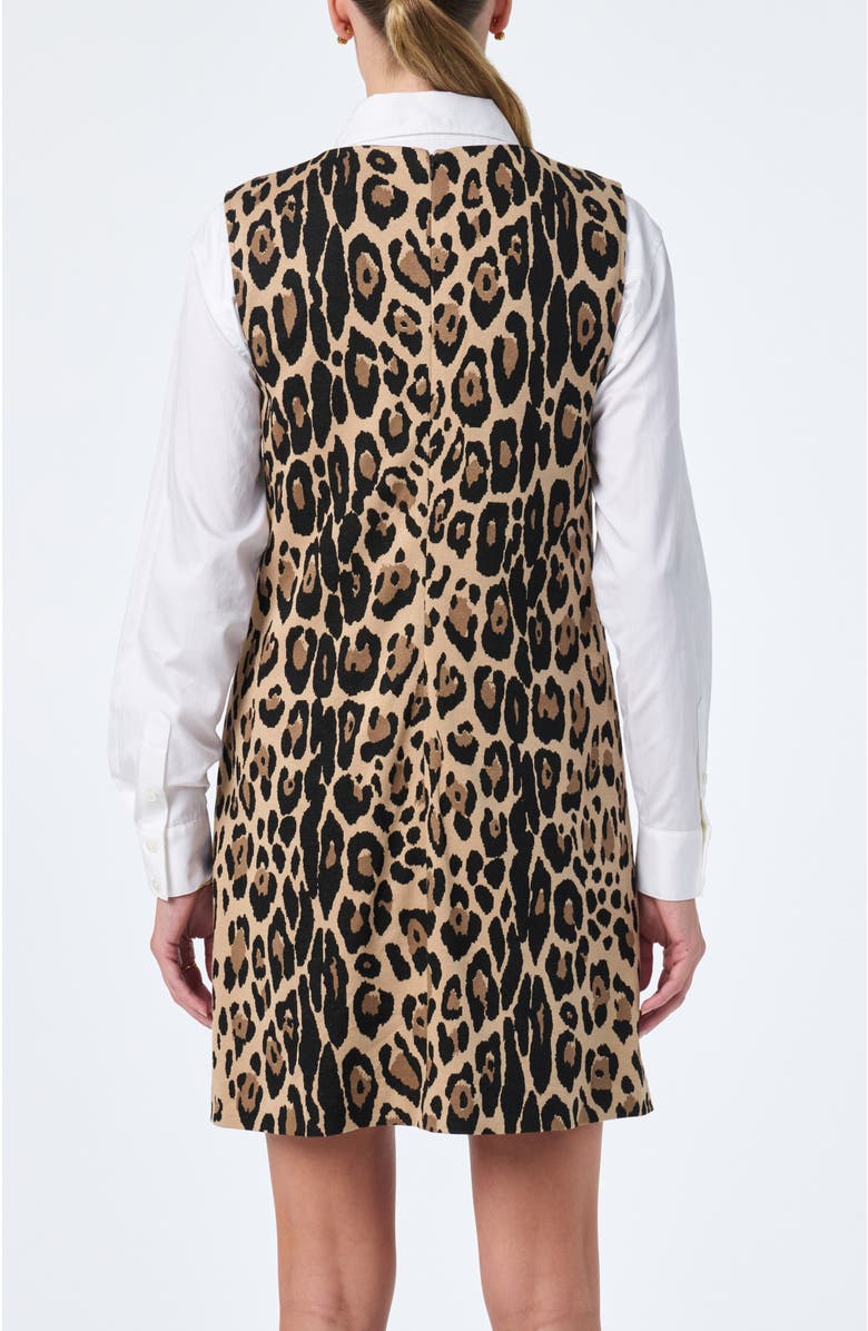 Trina Turk Adapted Leopard Shift Dress, Alternate, color, Multi